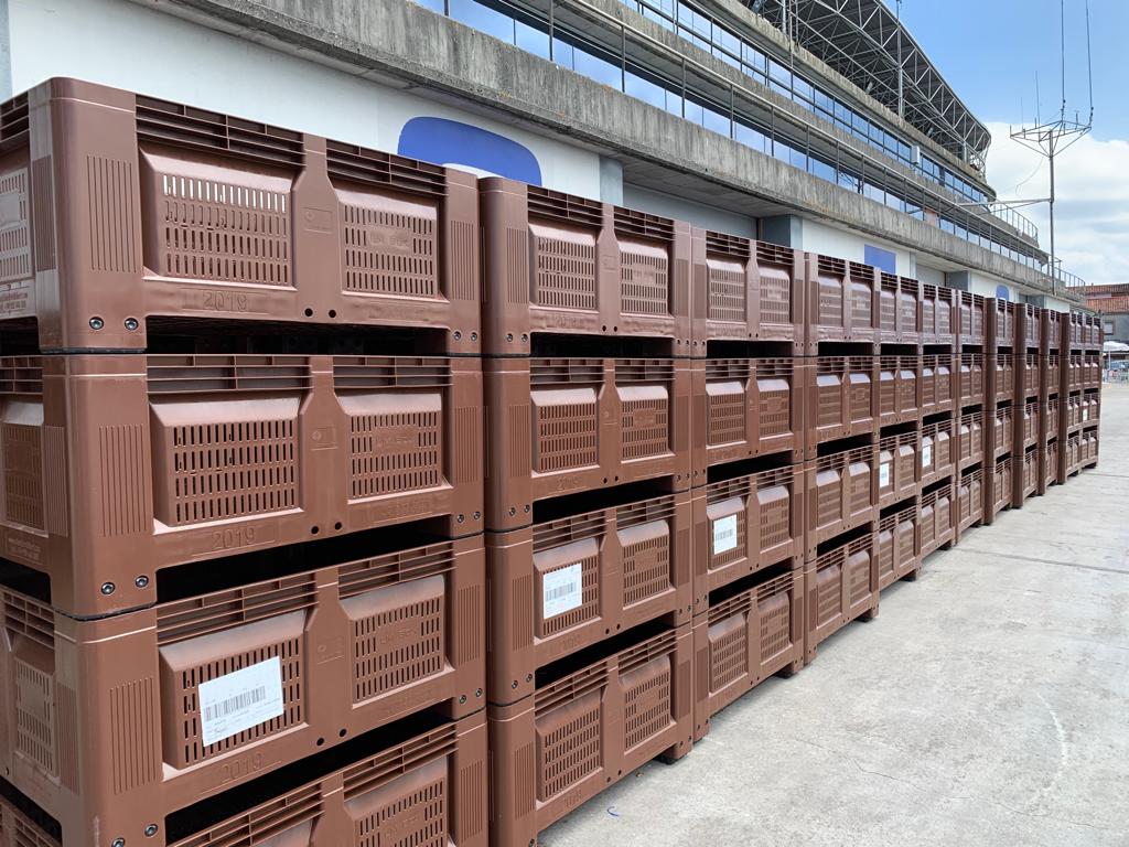 Tinas de plástico para alimentos